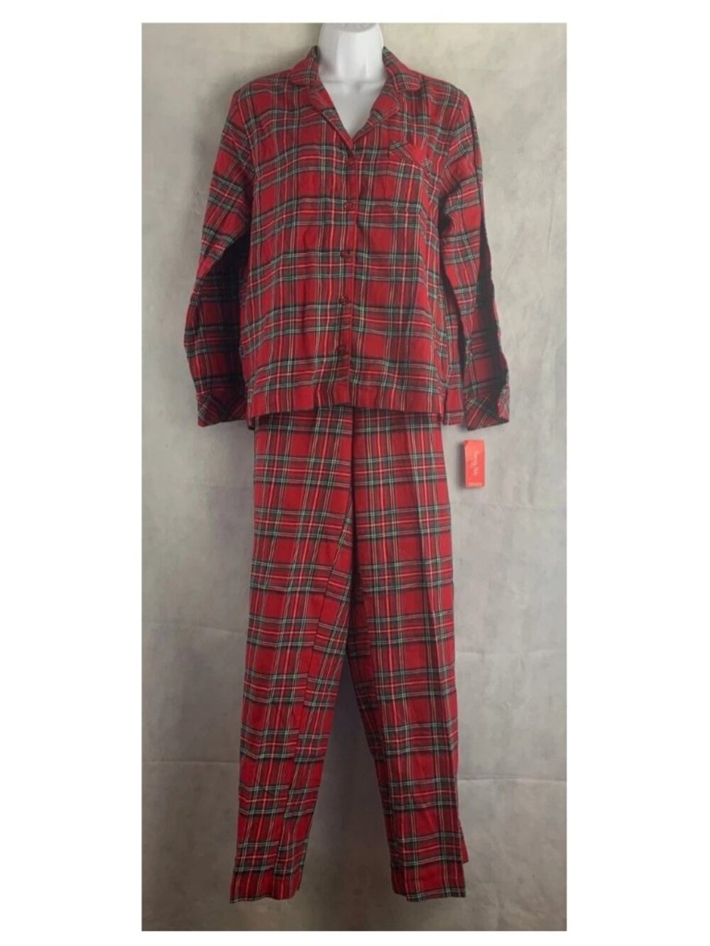 Family Pajamas Women's Cotton Holiday Plaid Christmas PJ Set, Brinkley Plaid, XS